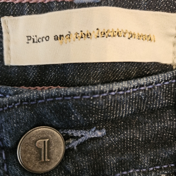 Anthropologie Pilcro and the Letter press Dark Wash Denim Skinny Fit Jeans - Picture 3 of 16